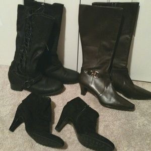 Boots, size 8, brown pair never worn
